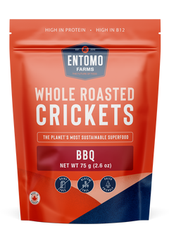 Flavoured Whole Roasted Crickets (75g)